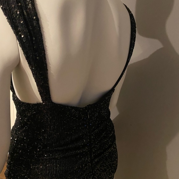 Black sequin dress 1X - Picture 4 of 13